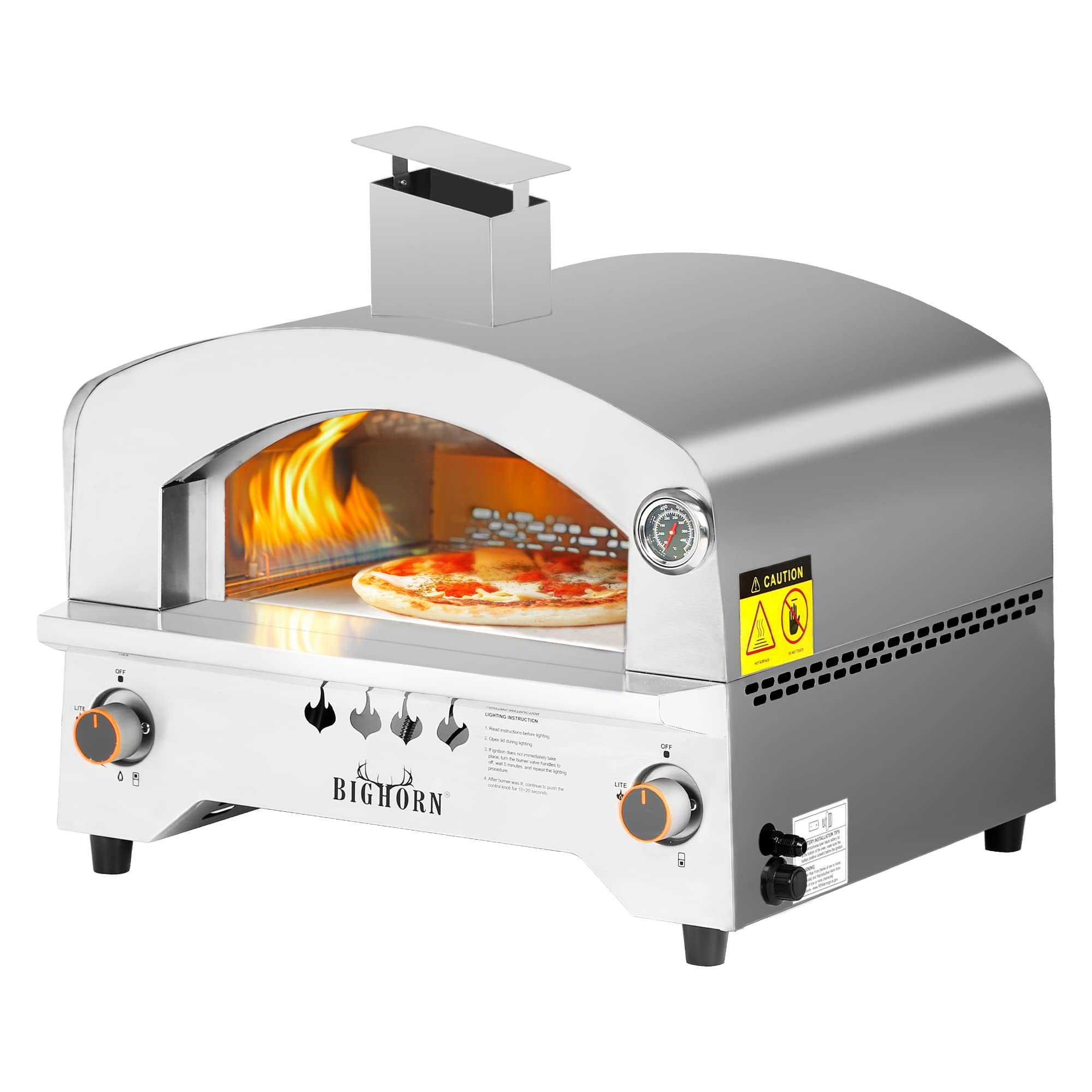 BIG HORN OUTDOORS Gas Pizza Oven